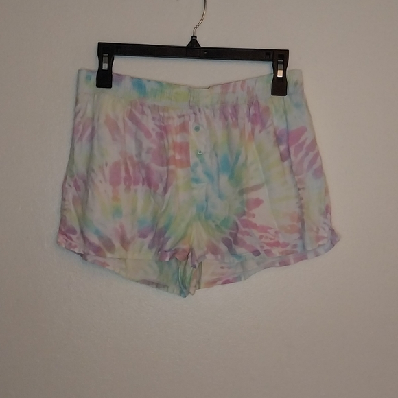 PINK VS Victoria's Secret tie dye pajama pj shorts size small - Picture 2 of 9